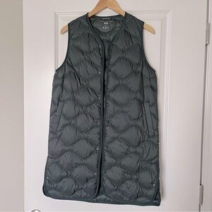 UNIQLO Dark Green Long Vest
